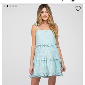 Pink blush maternity dress